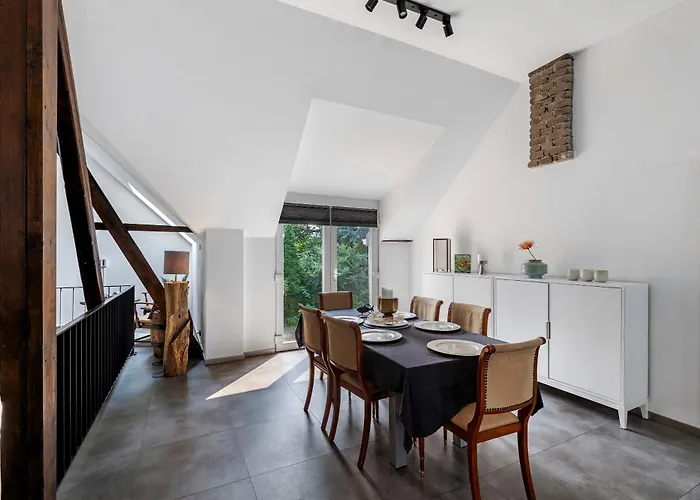 아파트 Modernes Loft Mitten Im Gruenen *