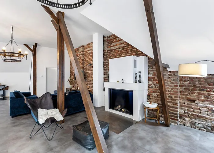 아파트 Modernes Loft Mitten Im Gruenen *